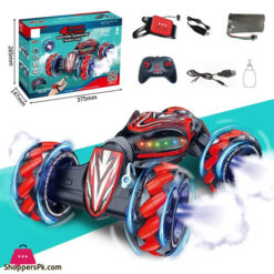 Remote Control Car Spray Drift Twist Drive with Music and Light, 360° Rotation Off-Road Car