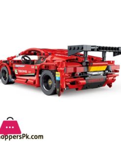 Red Racing Car Building Set - 642-Piece Collectible Sports Car Construction Kit - Perfect Back To School Toy For Boys 23 Red Racing Car Building Set - 642-Piece Collectible Sports Car Construction Kit - Perfect Back To School Toy For Boys - Image 2