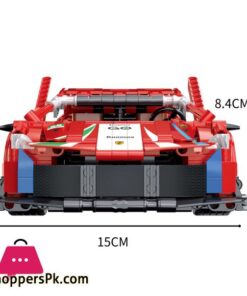 Red Racing Car Building Set - 642-Piece Collectible Sports Car Construction Kit - Perfect Back To School Toy For Boys 27 Red Racing Car Building Set - 642-Piece Collectible Sports Car Construction Kit - Perfect Back To School Toy For Boys - Image 6