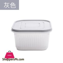 Wejasimple Chopped Green Onion Ginger Garlic Fresh Keeping Box Refrigerator Fruit And Vegetable Storage Box Kitchen Drain Storage Box With Cover