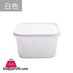 Wejasimple Chopped Green Onion Ginger Garlic Fresh Keeping Box Refrigerator Fruit And Vegetable Storage Box Kitchen Drain Storage Box With Cover