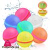 Reusable Silicone Magnetic Water Ball Quick Water Injection For Outdoor Water Fights In Summer With Random Colors