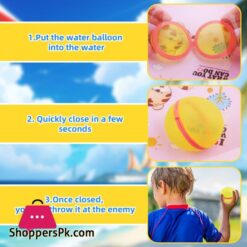 Reusable Silicone Magnetic Water Ball Quick Water Injection For Outdoor Water Fights In Summer With Random Colors