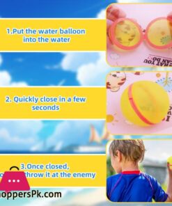 Reusable Silicone Magnetic Water Ball Quick Water Injection For Outdoor Water Fights In Summer With Random Colors