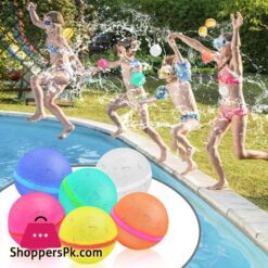 Reusable Silicone Magnetic Water Ball Quick Water Injection For Outdoor Water Fights In Summer With Random Colors
