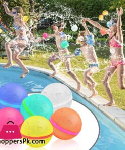 Reusable Silicone Magnetic Water Ball Quick Water Injection For Outdoor Water Fights In Summer With Random Colors
