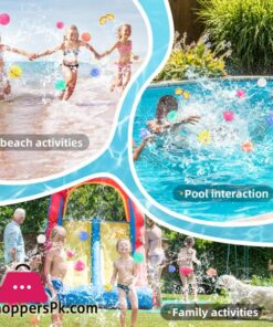 Reusable Silicone Magnetic Water Ball Quick Water Injection For Outdoor Water Fights In Summer With Random Colors