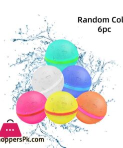 Reusable Silicone Magnetic Water Ball Quick Water Injection For Outdoor Water Fights In Summer With Random Colors
