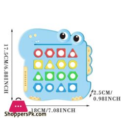 Shape Matching Game For Kids Dinosaur Puzzle Board Shape Sorter Educational Toys Board Games Geometric Shapes Shape Sorting Fine