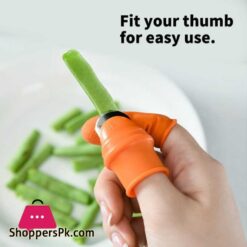 Silicon Thumb Knife Thumb Knife Finger Cutter Kitchen Knife Set For Kitchen Use Home Appliances Kitchen Garlic Peeler For Kitchen Finger Thumb Cutter