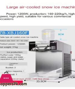 Snowflake Ice Machine Zb-Xbj160F Popular 1200W Milk Ice Shaver Machine Snowflake Bingsu Machine Snow Ice-Cream - Image 2