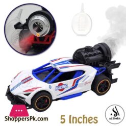 Super Speed Racing Rock Monster Smoke Spray Function Pull Back Diecast Metal Model Car For Kids Operated Battery Size Approx 5 Inches Yellow
