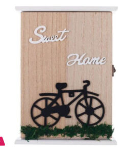 Wood Key Holder Key Box Decorative Key Holder 6 Hook - Image 2