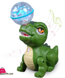 T-Rex Dino Rotating Head Ball 360° Stunt Performing Musical Toy