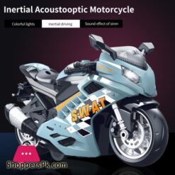 Toy Motorcycle - Press And Go Toy Car With Sound And Light Toy