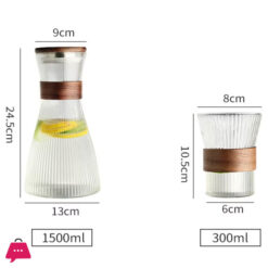 Traditional Style Decanter Set 5 Pcs