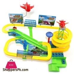 Urban 4 Cars Track Park with Light Music 36 pcs set
