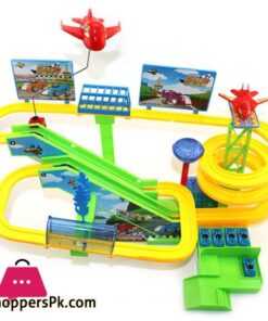 Urban 4 Cars Track Park with Light Music 36 pcs set