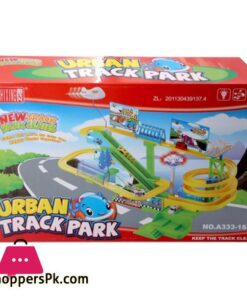 Urban 4 Cars Track Park With Light &Amp; Music - 36 Pcs Set 6 Urban 4 Cars Track Park With Light Music 36 Pcs Set