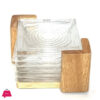 Acrylic Coaster Set Of 6Pcs With Wooden Stand 2 Acrylic Coaster Set Of 6Pcs With Wooden Stand