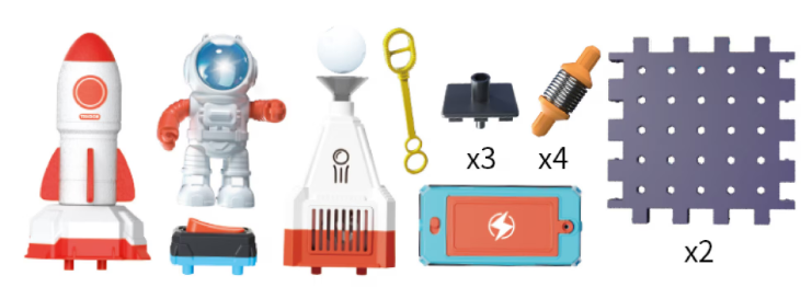 Aerospace Steam Electronic Construction Set, With Electrical Circuits 8 Parts