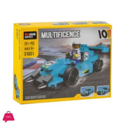 Architect Multificence Thunder Racing Vehicle (10 Changes) Building Blocks For Kids 201 Pcs