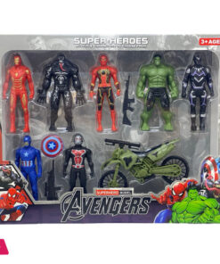 Avengers 7 Super Heros Action Figer Toy Set