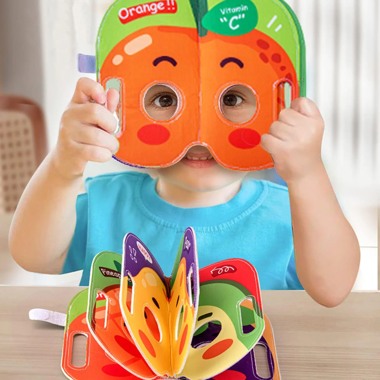 Baby Educational Occupation Mask Cloth Book