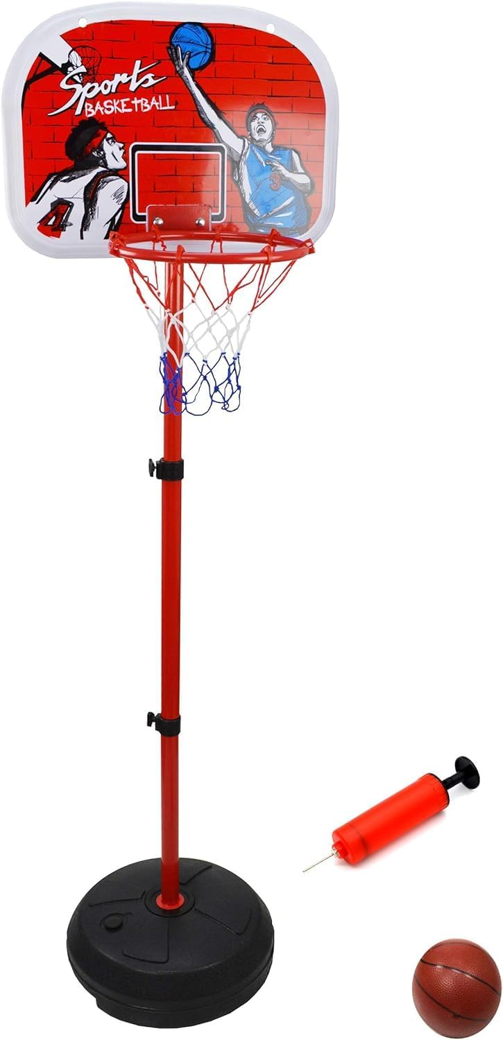 Adjustable Basketball Stand Outdoor Indoor Sports Toys 6 Adjustable Basketball Stand Outdoor Indoor Sports Toys