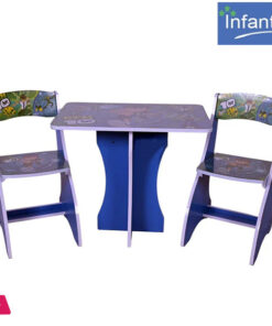 Infantes Kids Portable Study Table &Amp; Chair Wood - 2 Chair &Amp; Table - Image 7