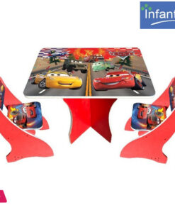 Infantes Kids Portable Study Table &Amp; Chair Wood - 2 Chair &Amp; Table - Image 6