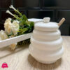 Ceramic Honey Pot Honey Jar Syrup Dispenser