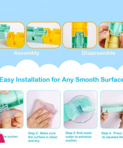 Children'S Bath Toys Set, 24Pcs Diy Slide Waterfall Track Stick With Suction Cup And Wheels Water Ball Shower Floating Bathtub Toy Summer Children Bathtub Gift For Kids Boys Girls 31 Children'S Bath Toys Set, 24Pcs Diy Slide Waterfall Track Stick With Suction Cup And Wheels Water Ball Shower Floating Bathtub Toy Summer Children Bathtub Gift For Kids Boys Girls - Image 4