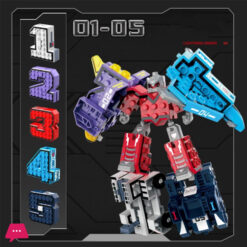 Children'S Digital Transformation Toys Number 0-9 Set Car Ensemble Robot Transformers Puzzle Math Early Education Blocks