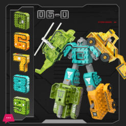 Children'S Digital Transformation Toys Number 0-9 Set Car Ensemble Robot Transformers Puzzle Math Early Education Blocks