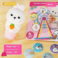 Children's Seal Toy Magic Stamp Reward Boys And Girls Cartoon Sticker Book Traceless Waterproof Does Not Fade Focus