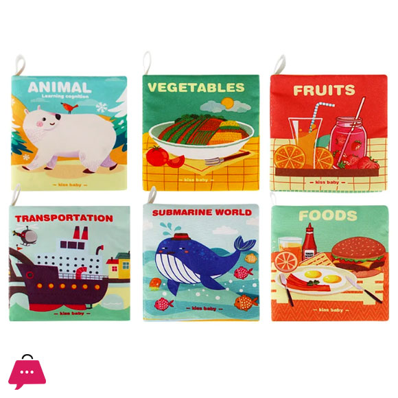 Kids Melody Cloth Books For Babies (Set Of 6 Book) 5 Kids Melody Cloth Books For Babies (Set Of 6 Book) - Image 3