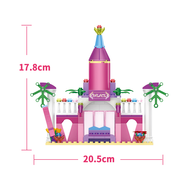 Cogo Educational Girls Princess Castle Abs Plastic Bricks Building Blocks Toys For Kids - 178Pcs 11 Cogo Educational Girls Princess Castle Abs Plastic Bricks Building Blocks Toys For Kids - 178Pcs