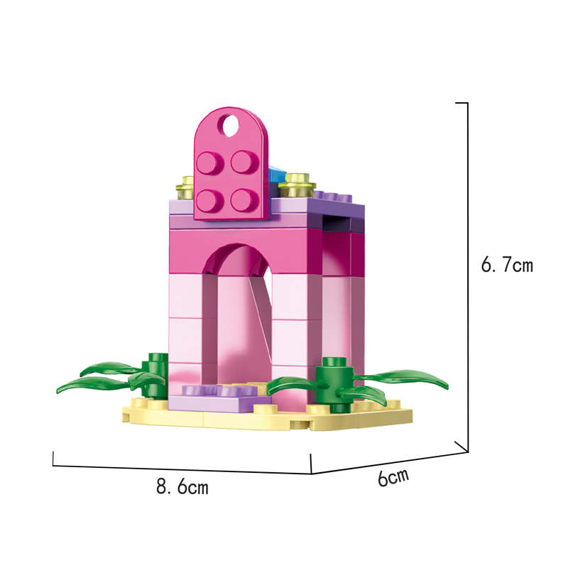 Cogo Educational Girls Princess Castle Abs Plastic Bricks Building Blocks Toys For Kids - 178Pcs 12 Cogo Educational Girls Princess Castle Abs Plastic Bricks Building Blocks Toys For Kids - 178Pcs