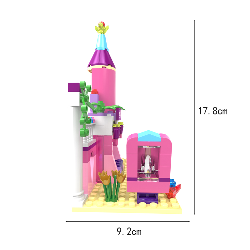 Cogo Educational Girls Princess Castle Abs Plastic Bricks Building Blocks Toys For Kids - 178Pcs 15 Cogo Educational Girls Princess Castle Abs Plastic Bricks Building Blocks Toys For Kids - 178Pcs