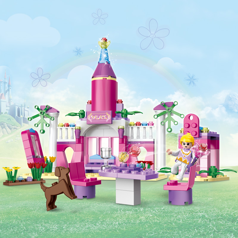 Cogo Educational Girls Princess Castle Abs Plastic Bricks Building Blocks Toys For Kids - 178Pcs 6 Cogo Educational Girls Princess Castle Abs Plastic Bricks Building Blocks Toys For Kids - 178Pcs