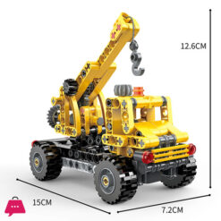 Cogo Plastic Educational Building Blocks Engineering Vehicle Grab Construction Brick Toys - 235-Pcs