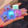 Colorful Lightning Luminous Cube Bath Toys 8 Pcs
