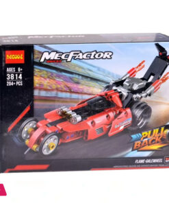 Constructor Speed Racer Technic Pull Back Super Racer Speedy go-Kart, Flames-Wind Wheel-Speed Racing Building Block