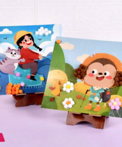 Creative Diy Dotty Colorful Pompom Art Set 8 Creative Diy Dotty Colorful Pompom Art Set - Image 3