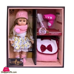 Cufan Doll Musical Girl Doll With Clothes 38Cm