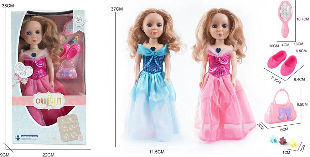 Cufan Girl Baby Doll With Sound Dress Up Doll 16 Inch