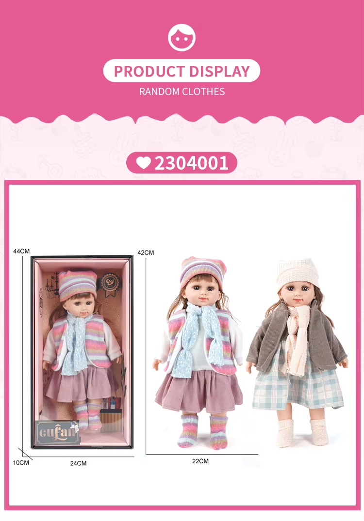 Cufan Ic Dolls Beautiful Silicone Baby Fashion Dolls Set For Girl 15 Inches