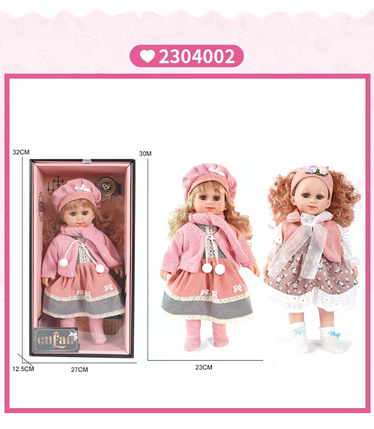 Cufan Ic Dolls Beautiful Silicone Baby Fashion Dolls Set For Girl 15 Inches