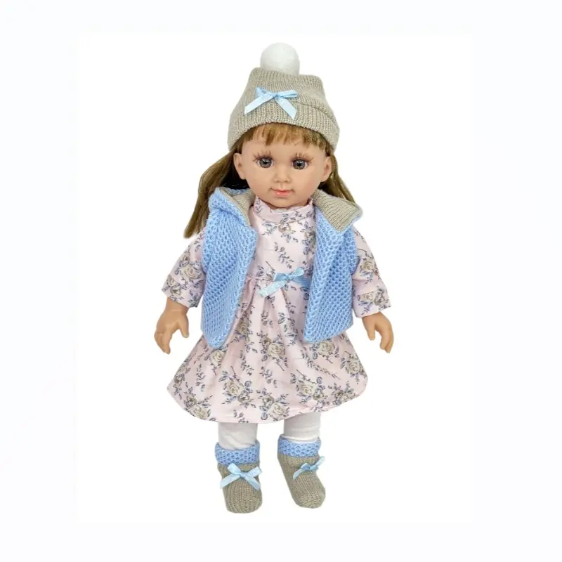 Cufan Pretty Girl Interactive Doll Brown Hair 15 Inch